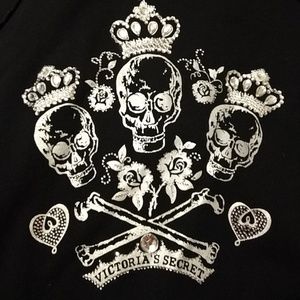 Victoria Secret 3/4 sleeve hooded sweatshirt